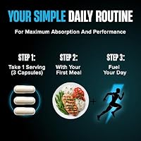 Nutrex Research Vitadapt Complete Sports Multivitamin for Men - 24 Vitamins, KSM-66 Ashwagandha and Minerals for Athletes - Mens Multivitamin (90 Capsules) — image 6