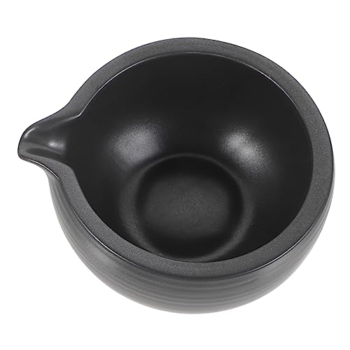 Healifty Japanese Ceramic Matcha Bowl with Spout Decorative Tea Cup for Tea Ceremony Practical and Compact Design