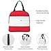 bmnaswt Austrian Flag Print Insulated Lunch Bag for Women and Men, Reusable Lunch Box for Work Picnic