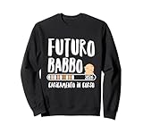 futuro babbo 2026 loading, quasi papà, gravidanza uomo felpa