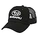 Subaru Black Mesh Back Cap Hat Legacy Forester Impreza Outback Sti WRX Crosstrek