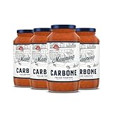 Carbone Marinara Pasta Sauce | Tomato Sauce Made with Fresh & All-Natural Ingredients | Non GMO, Vegan, Gluten Free, Low Carb Pasta Sauce, 24 Fl Oz (Pack of 4)