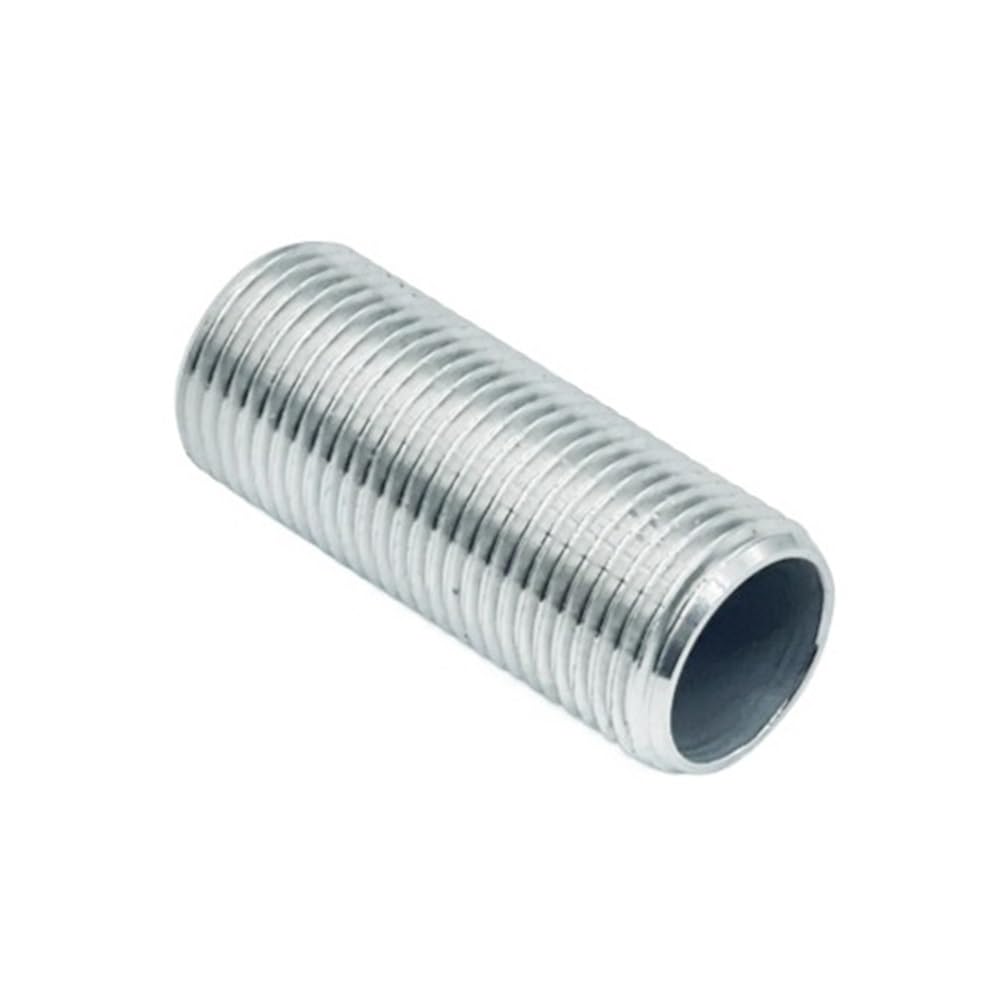 Hollow Straight Tube Full Thread Abrasion Resistance Male Jointer, 304 Steel Nipple Pipe Fitting Adapter 50mm to 100mm 1 piece(100MM*1-1/2INCHES)