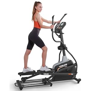 YOSUDA High-End Elliptical Machine – Elliptical Exercise Machine for Home Use with Hyper-Quiet Magnetic Front Drive System,17.3in Stride, 16 Levels of Resistance, Supports up to 330lbs