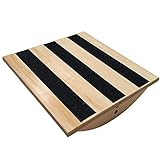 Calf Stretcher Balance Board with Variable Incline Slant - Foot Rocker Leg Exerciser Great for Physical Therapy Clinics, Stretching Equipment, Running, Plantar Fasciitis, Balancing & Personal Trainers