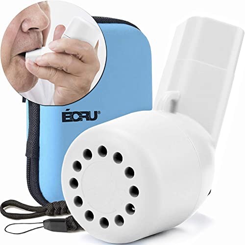 Drug-Free Lung Exerciser Device, Natural Mucus Relief, Hand-held Opep Relief Breathing Exercise Device, Home Use Respiratory Muscle Trainer. Helps to Open Airways & Lung Cleanse
