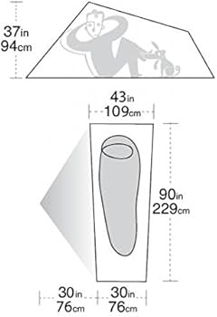 ビッグアグネス ラトルスネイクSL1 mtnGLO Big Agnes Rattlesnake SL1 mtnGLO １人用テント [並行輸入品]