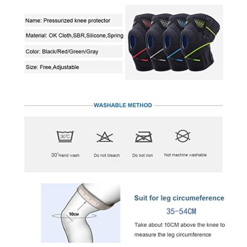 GvvcH Knie Brace (2 Pack) verstelbare compressie Patellaire kniesteun voor artritis, gewricht, meniscus pijnverlichting… - Image 8