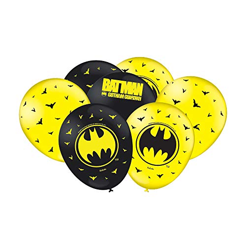 Balão Especial Batman 2016 Festcolor Amarelo/Azul