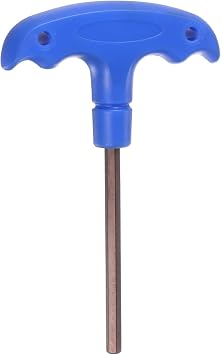 TOP-VIGOR 1Pcs H5 T-Handle Hex Key Wrench, 5mm S2 Steel T-Key Inner Hexagon Spanner Allen Key Allen Key Repair Tool