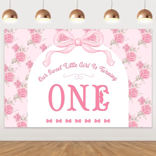 Toile de fond anniversaire fille rose pour un shooting photo réussi