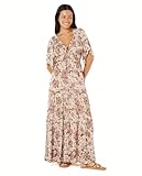 Rip Curl Women's Aloha State Full Length Maxi Dress, Brown