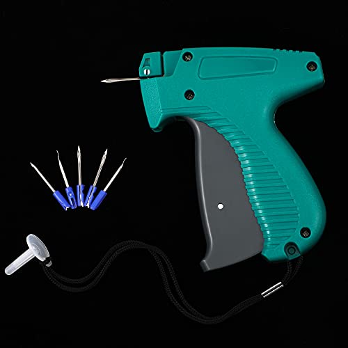 Image of Honoson 3 Pcs Tagging Gun Applicator with 15 Steel Needles,Green | Clothing Tag Attacher for Boutique Consignment Retail, Label System for Price Tags Sales, Ergonomic Grip Wrist Strap