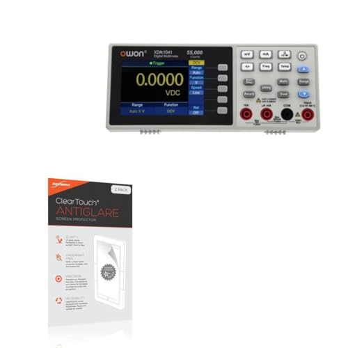 BoxWave Screen Protector Compatible with Owon XDM1041 - ClearTouch Anti-Glare (2-Pack), Anti-Fingerprint Matte Film Skin