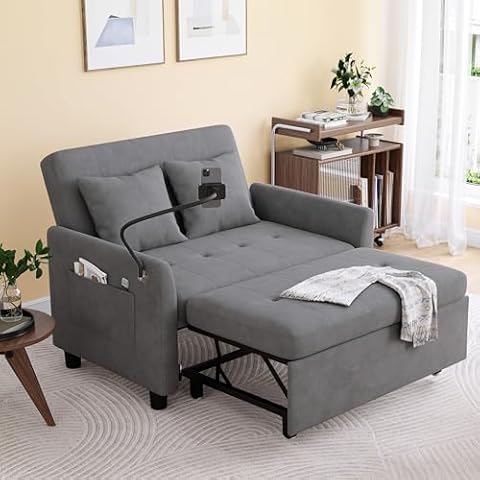 AYEASY 3 in 1 Convertible Sleeper Sofa Cover