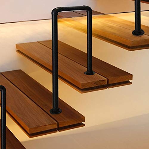 Garde-corps d'escalier noir mat antidérapant pour rampe de sécurité - 5