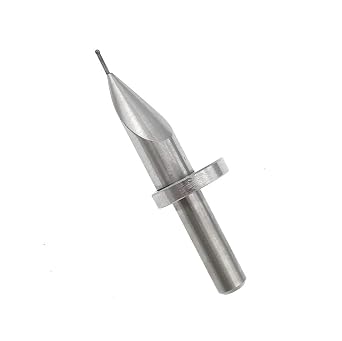 Ball Tip Probe Insert Carbide Ball Tips 6mm Shank 55mm Long for Height Gauges 1mm Diameter Ball