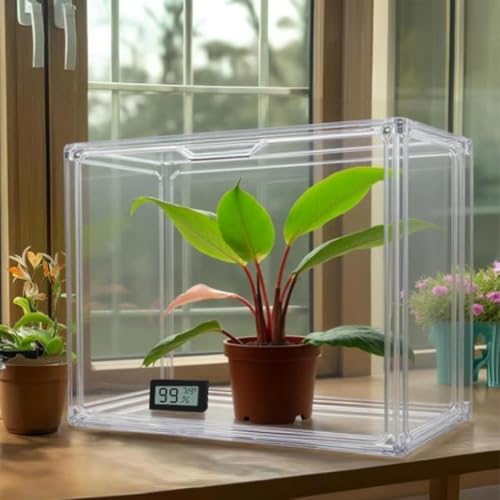 Mini invernadero para hortalizas en balcón con cubierta transparente 7