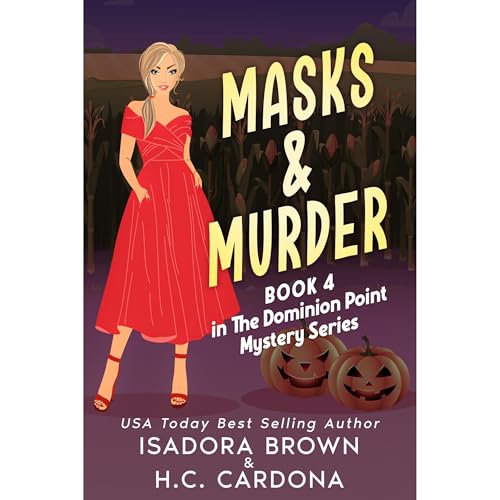 Masks & Murder Audiolibro Por Isadora Brown, H. C. Cardona arte de portada