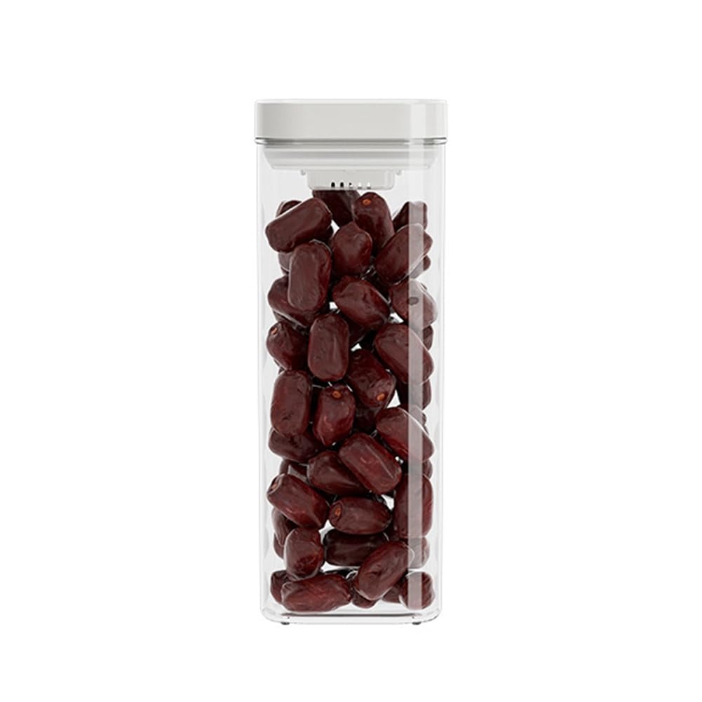 Hndhbfgrt For Grains and Tea Compatible Coffee Bean Storage Containers, Airtight Jars, Vacuum-Sealed Design 2300ml