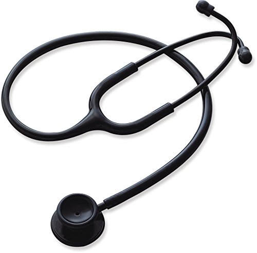 Vkare Adult Stainless Steel Stethoscope - Matte Black Edition