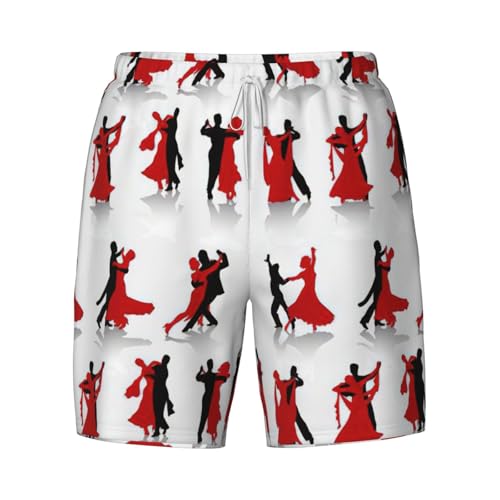 Bañador de hombre ligero y transpirable con estampado de baile para playa 5