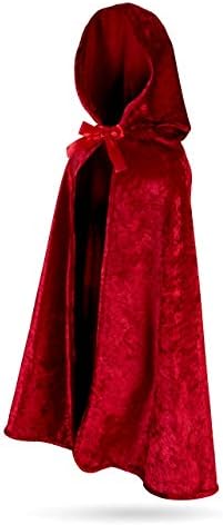 Great Pretenders 52375, Kids Little Red Riding Hood Cape, Red, US Size 5-6