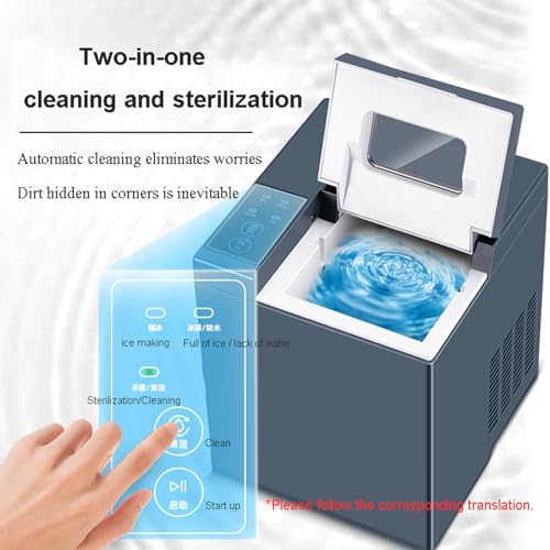 Machine à glaçons entièrement automatique de faible puissance avec stérilisation