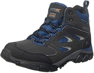 Regatta Women Holcombe IEP Mid' Waterproof Boots High Rise Hiking, Grey (Ash/Blue Opal W56), 6.5 UK