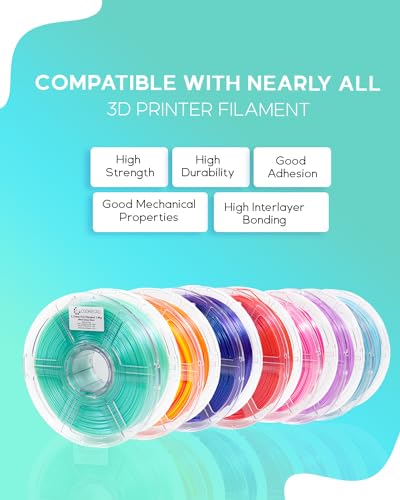 Image of Cookiecad PLA Filament 1.75mm 1kg Iridescent Glitter 3D Printer Filament - Mint Green Elixir PLA