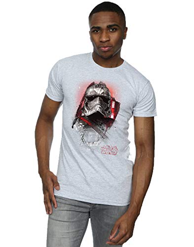 Star Wars Men's The Last Jedi Captain Phasma Brushed T-Shirt X-Large Sport Grey