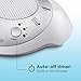 White Noise Sound Machine | Portable Sleep Therapy for Home, Office, Baby & Travel | 6 Relaxing & Soothing Nature Sounds, Battery or Adapter Charging Options, Auto-Off Timer | HoMedics