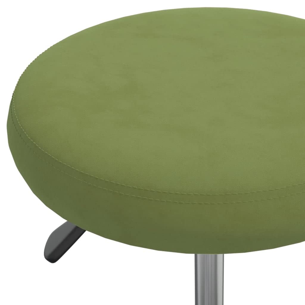 Generico Sgabello da Massaggio in Velluto Verde Chiaro,Salute e Bellezza,Cura della Persona,Massaggi e Relax,Poltrone da Massaggio,Verde,3.95 kg,3085740