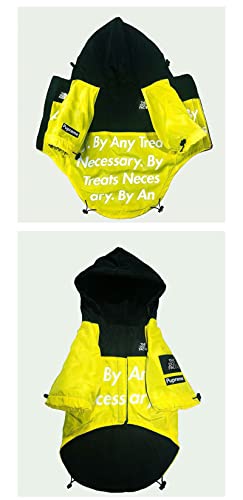 Capa de chuva para cães, casaco para cães, impermeável e à prova de vento leve, capa de chuva para c