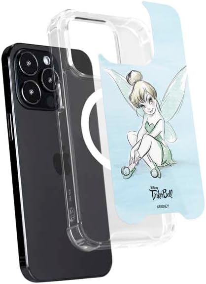 Skinit Phone Case Compatible with MagSafe iPhone 16 Pro Max - Officially Licensed Disney Tinker Bell Sketch Art Design