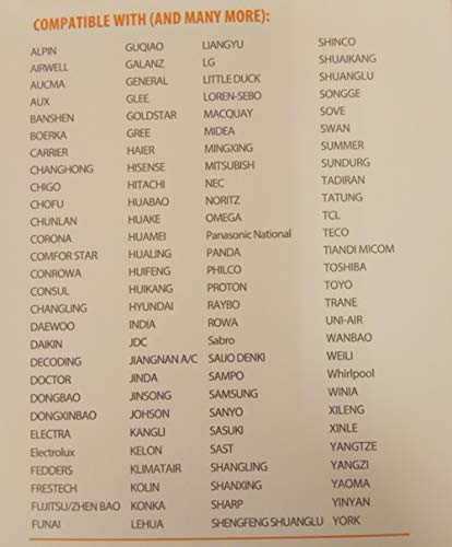 image for T Tersely LED Backlight Air Conditioner Control AC Replacement A/C Rem