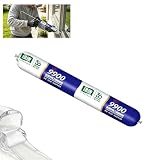 Upgraded 9900 Silicon Waterproof Sealant,Tear & Stretch Resistant High Temperature Proof Exterior Sealant, Ideal for Roof, Concrete, Metal, Glass Outdoor & Indoor Sealing (Transparent, 9900)