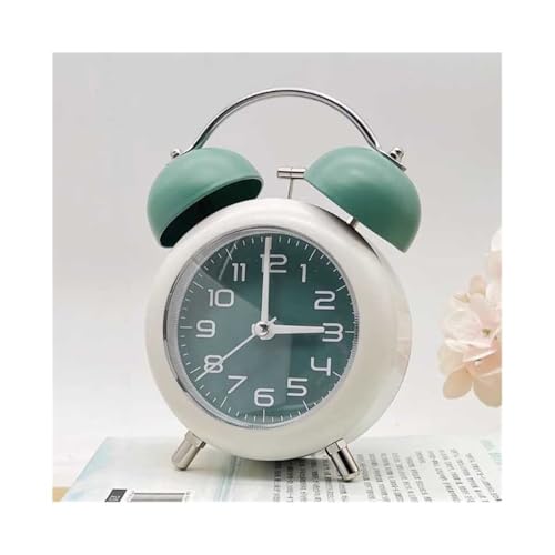 Reloj despertador multifuncional a pilas con alarma precisa y sin tictac