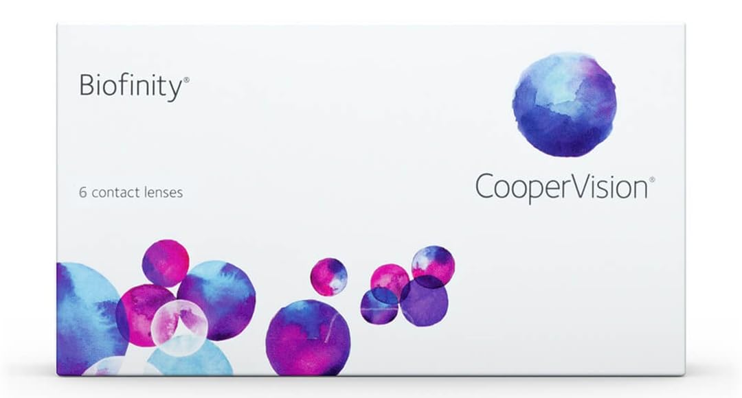 Biofinity - Lentes de contacto esféricas mensuales (R 8.6 / D 14 / -5.5 Diop), Pack de 6 uds.