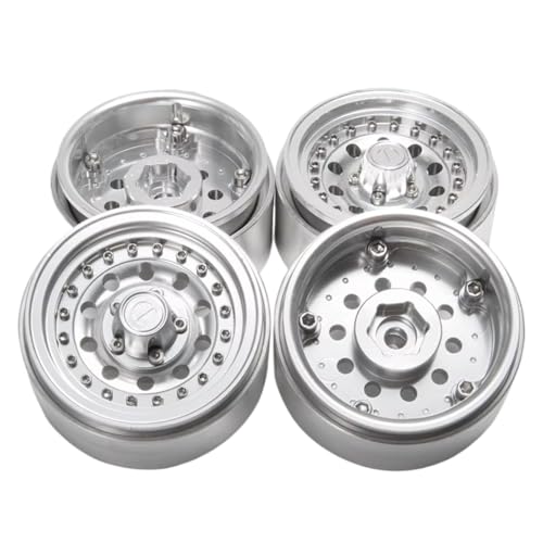 Jantes Roue Beadlock 1.9 en Métal pour Axial SCX10 Augmentant l'Adhérence du Crawler