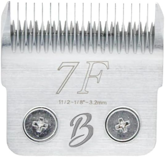 Detachable D Series 4f Blade Dog Grooming Cuts Length 3 3/8" - 9.6mm, Will Not Fit A5 Clippers, Japanese High Carbon Steel Dog Grooming Blade Supplies | Detachable Blade Clippers (B4FD)