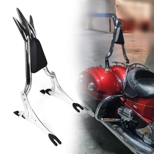 Sissy bar Indian Chieftain Challenger : dossier passager chromé 20" 22"
