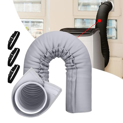Manchon d'isolation pour tuyau de climatisation mobile extensible et flexible