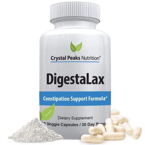 DigestaLax Constipation Relief Supplement - Natural Support for Better Digestion & Gentle Relief from Gas, Bloating & Uncomfortable Digestion – 60 Capsules