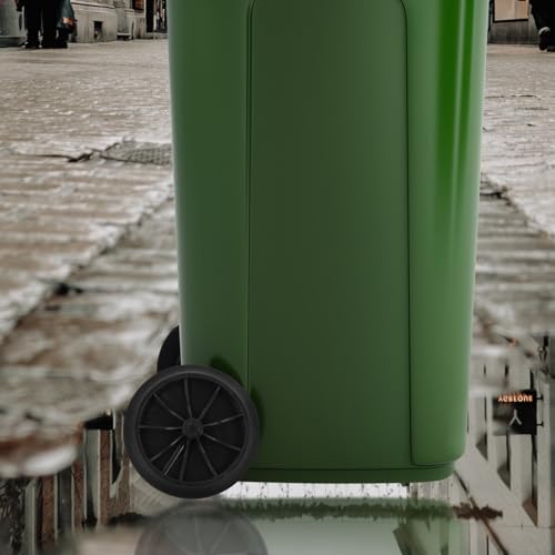 Roues pour poubelle légères et pratiques lot de 2 - 5