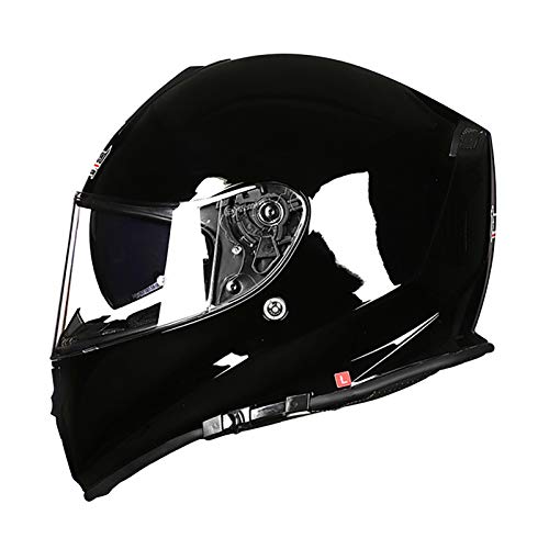 Casque moto modulable ECE avec double visiere anti-bue taille XL