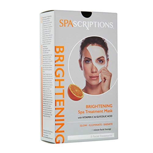 SPAScriptions Brightening SPA Treatment Mask, 5 masks