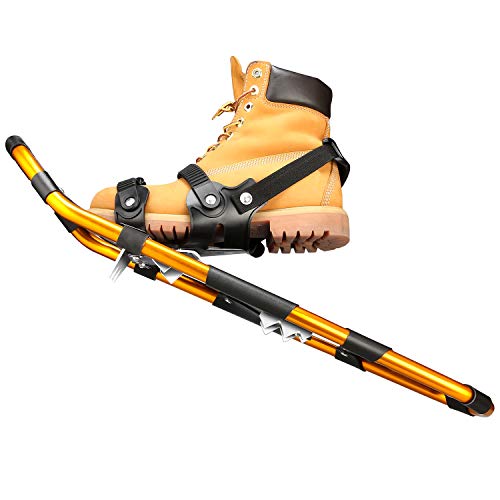 ENKEEO All Terrain Snowshoes Lightweight Aluminum Alloy with Carry Bag and Adjustable Ratchet Bindings, 80 lbs. Capacity, 18\" - Thumbnail 5
