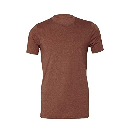 Bella Men's Canvas Jersey Crew Neck T-Shirt X-Large Heather Clay