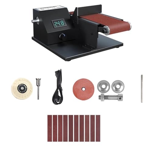 Toplionace Afiladora de Banda Eléctrica de 800W: Máquina para Afilar y Pulir Cuchillos y Metales